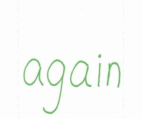 再一次用英语怎么说again