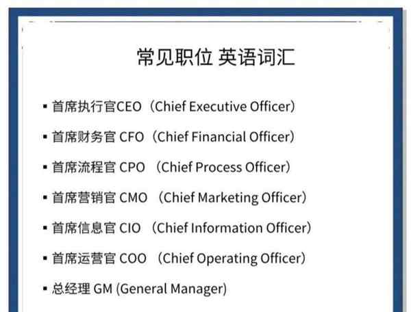 办公室职员的英语短语有哪些