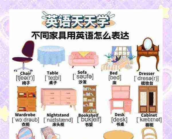 板凳的英语是啥