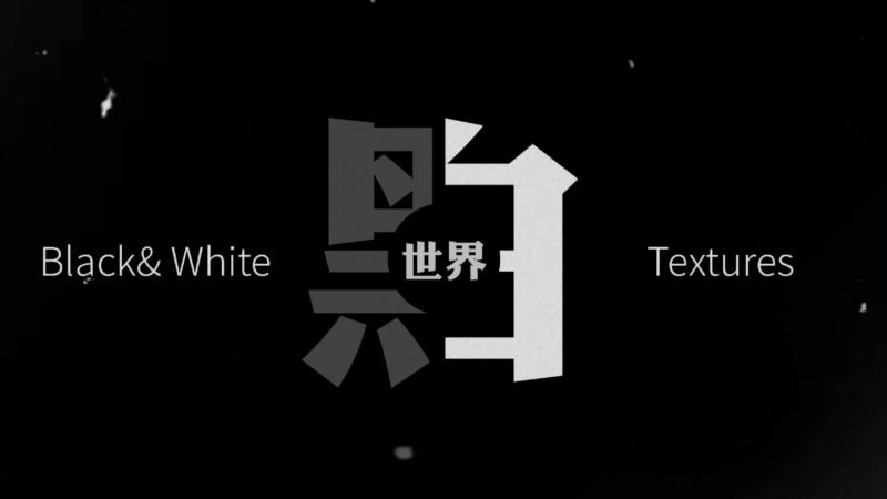 黑白相间用英语怎么表示