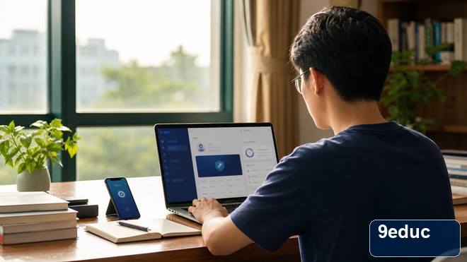 华南理工大学VPN怎么使用?校外访问与登录说明 学生在校外使用笔记本电脑安全访问华南理工大学校园资源的场景