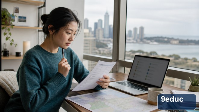 华侨大学VPN怎么登录?账号、客户端与常见问题 华侨大学师生在校外核对官方通知并连接校园远程访问服务的场景
